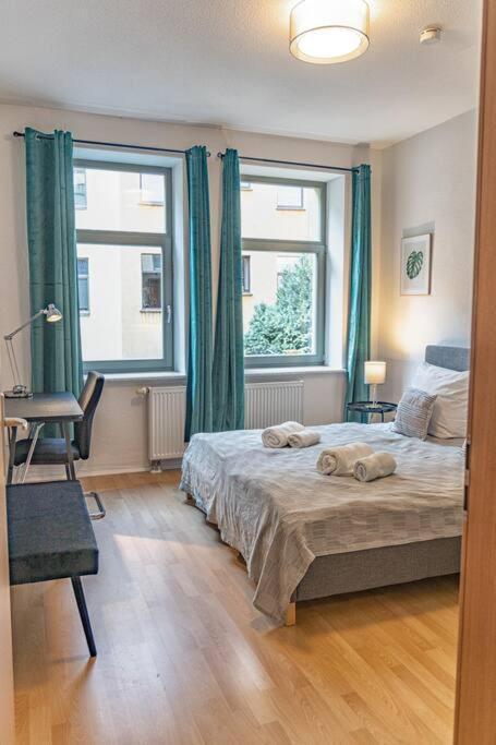 Blue Chili 23 - Modern, Zentral, Mit Balkon Apartment Magdeburg Exterior foto